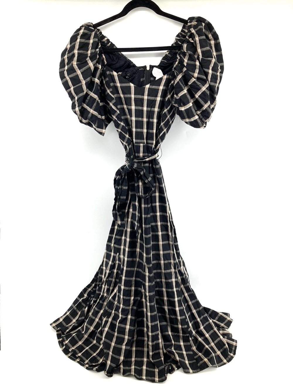Sun Valley Ankle maxi dress Cleobella X Katherine Schwarzenegger in Pali Plaid